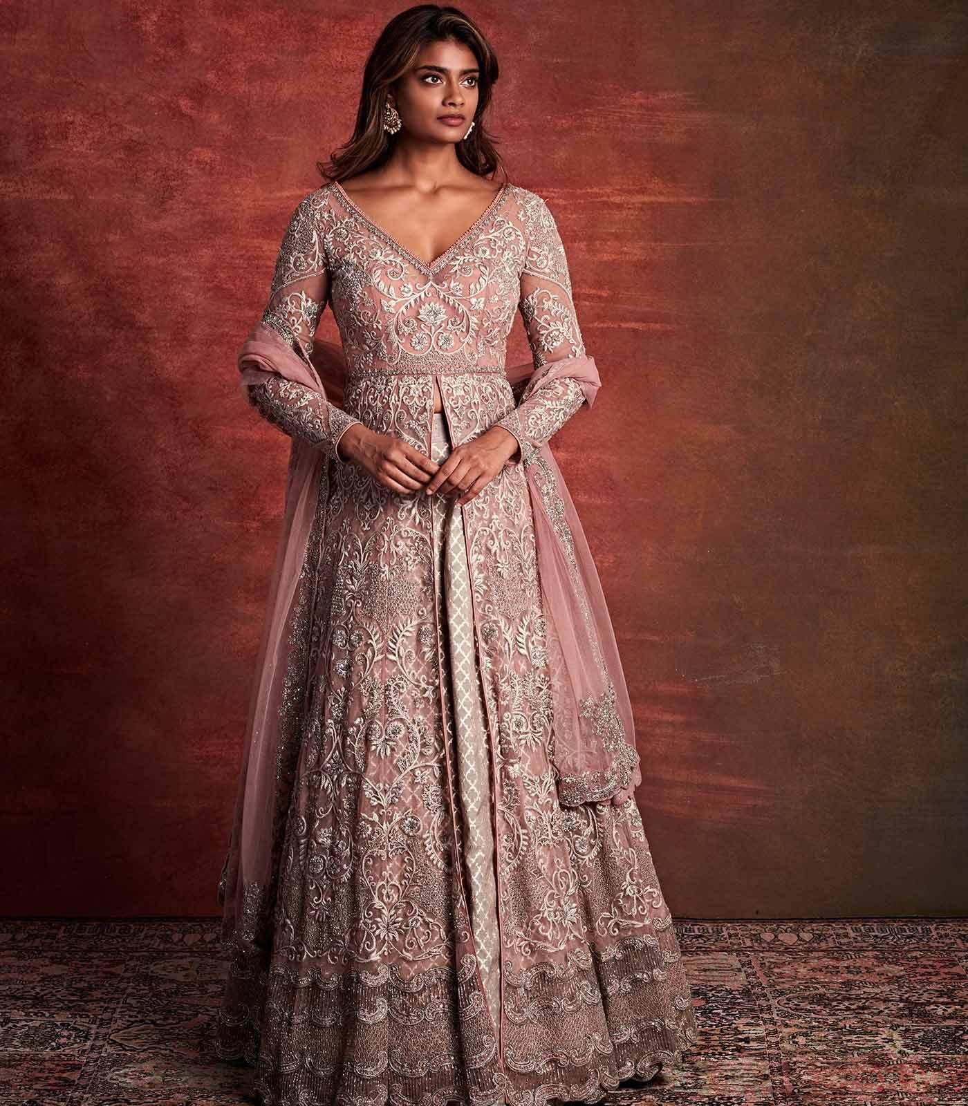 Embroidered anarkali set - Jayanti Reddy