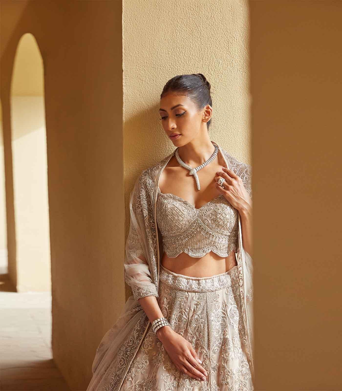 Embroidered lehenga set - Jayanti Reddy