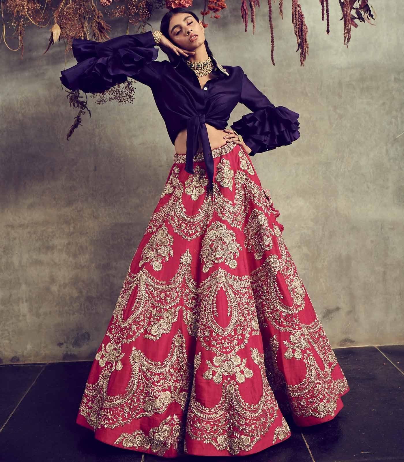 Lehenga Set With Blouse - Jayanti Reddy